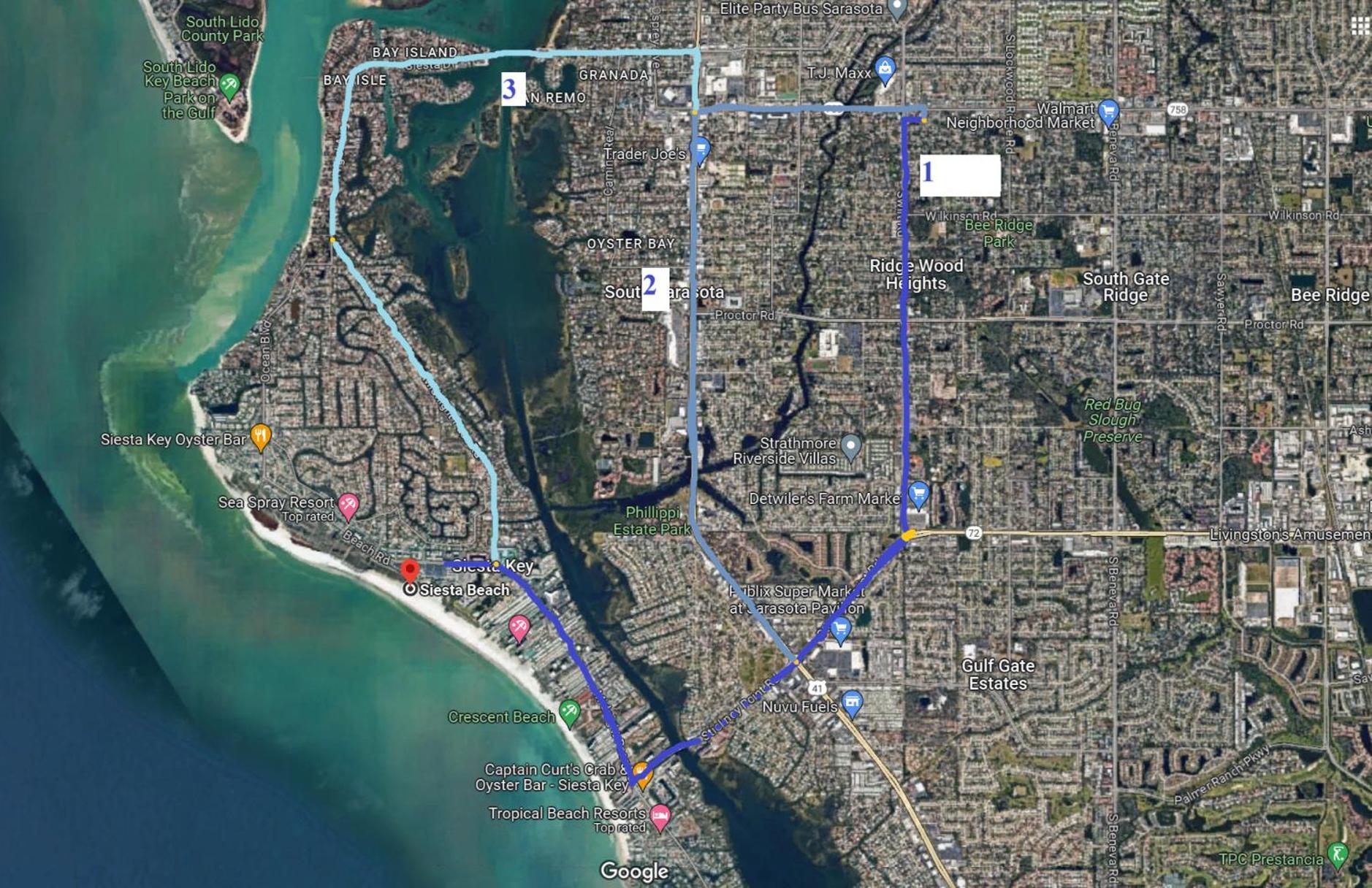 3Bed & 2Bath Property Couple Minutes From Siesta Key Beach & Downtown Sarasota Bagian luar foto